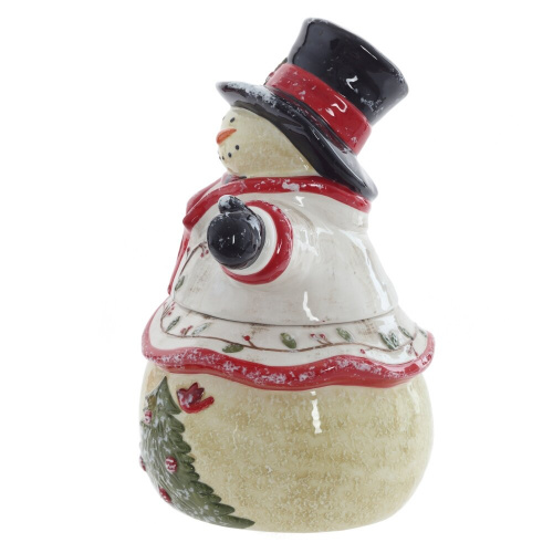 Конфетница "Снеговик", 1950 мл, L25 W17 H28 см фото 5