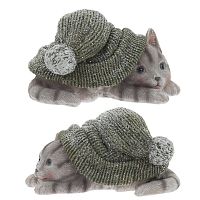 Фигурка декоративная "Котенок", L13,5 W8 H7,5 см, 2в.