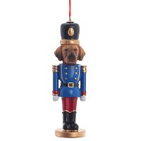 Изделие декоративное подвесное "Собачка-солдатик", L4 W4,5 H15 см Изделие декоративное подвесное "Собачка-солдатик", L4 W4,5 H15 см