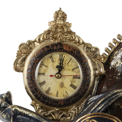 Фигурка декоративная "Лошадь" с часами D8см, (AAx1 н/п), L31,5 W14 H45,5 см фото 17