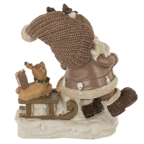 Фигурка декоративная "Дед Мороз", L11,5 W7 H12 см, 2в. фото 9