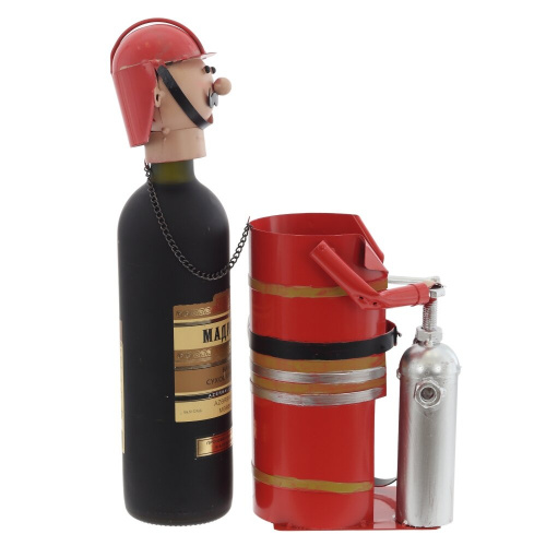 Подставка для бутылки "Пожарный", D 9 см, L14 W13,5 H19,5 см фото 3