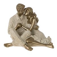 Фигурка декоративная "Влюбленная пара", L17 W9,5 H12 см