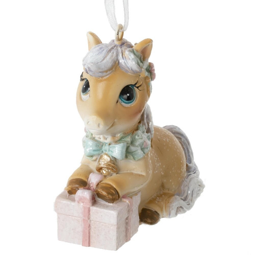 Фигурка декоративная подвесная "Лошадка", L6 W3 H6,5 см фото 2 Фигурка декоративная подвесная "Лошадка", L6 W3 H6,5 см фото 2