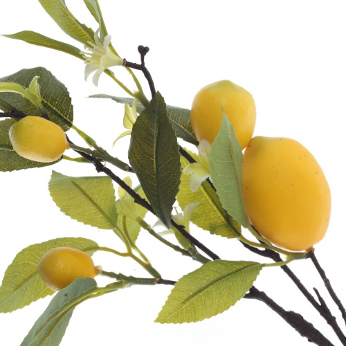 Ветка искусственная "Лимон", L16 W4 H61 см фото 2 Ветка искусственная "Лимон", L16 W4 H61 см фото 2