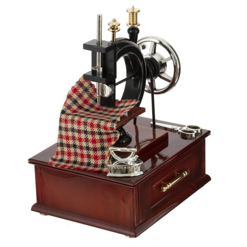 Изделие декоративное "Швейная машинка" (музык.), L14,5 W12 H19,5 см фото 4