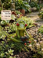 Фигурка декоративная "Лягушка", L7,5 W7 H7,5 см