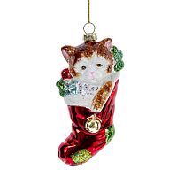 Украшение новогоднее "Котёнок", L7 W5,5 H12,5 см Украшение новогоднее "Котёнок", L7 W5,5 H12,5 см
