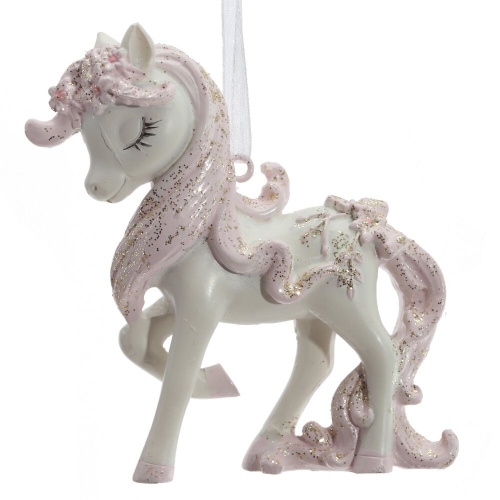 Фигурка декоративная подвесная "Лошадка", L8,5 W2 H8,5 см, 2в. фото 3