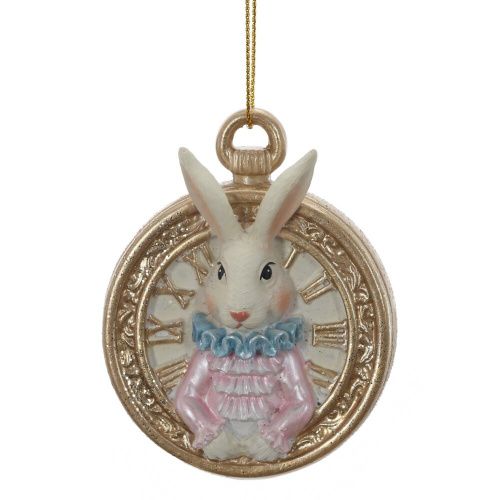 Фигурка декоративная подвесная "Заяц", L5,5 W2 H7 см, 2в. фото 2 Фигурка декоративная подвесная "Заяц", L5,5 W2 H7 см, 2в. фото 2