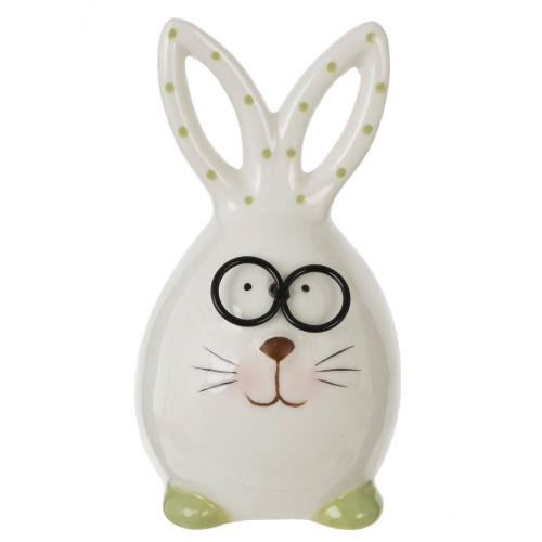 Фигурка декоративная "Заяц", L6,5 W6,5 H11 см