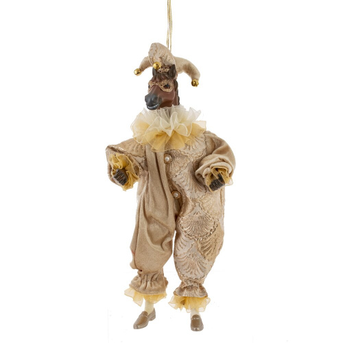 Игрушка набивная подвес "Лошадь-клоун", L15 W9 H38/23 см Игрушка набивная подвес "Лошадь-клоун", L15 W9 H38/23 см