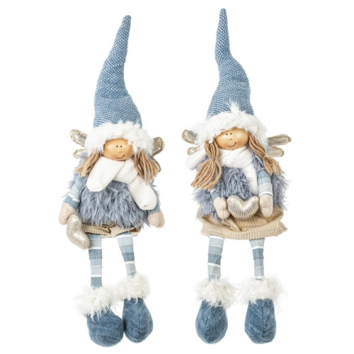 Игрушка набивная "Ангел", L13 W13 H58/26 см, 2в. Игрушка набивная "Ангел", L13 W13 H58/26 см, 2в.