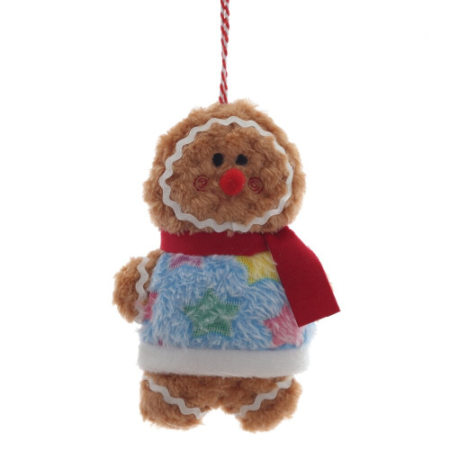 Игрушка набивная подвесная "Пряничный человечек", L9,5 W5,5 H15 см, 3в. фото 5 Игрушка набивная подвесная "Пряничный человечек", L9,5 W5,5 H15 см, 3в. фото 5