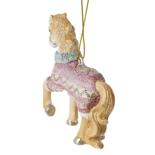 Фигурка декоративная подвесная "Лошадка", L7 W2,5 H8 см фото 4 Фигурка декоративная подвесная "Лошадка", L7 W2,5 H8 см фото 4
