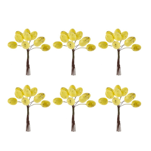 Набор из 6-ти изделий декоративных "Яйца пасхальные", L17 W3 H18/10 см