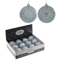 Набор из 12шт Украшение новогоднее "Шар", D 8 см, L35 W27 H8,5 см Набор из 12шт Украшение новогоднее "Шар", D 8 см, L35 W27 H8,5 см