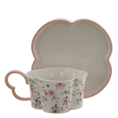 Чашка с блюдцем, 175 мл, L14 W14 H6,5 см фото 4