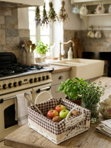 Корзина, L20 W20 H14/9 см фото 5