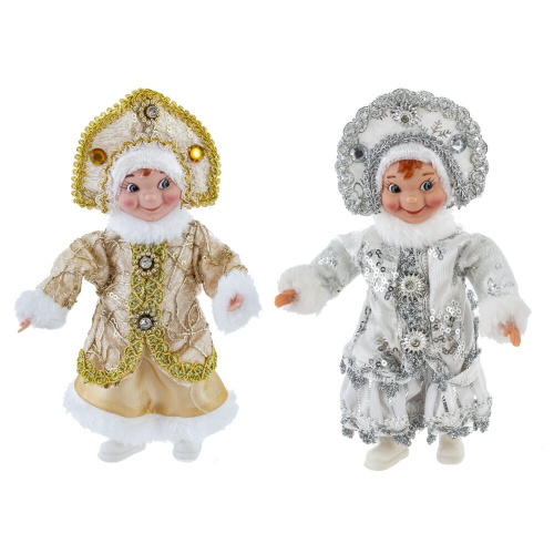 Игрушка набивная "Снегурочка", L13 W5 H20 см