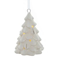 Фигурка декоративная подвесная "Елочка" с подсветкой (2хLR44), L5,5 W5,5 H8 см