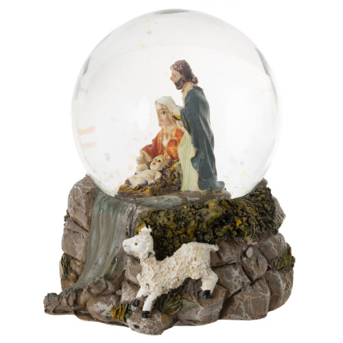 Фигурка декоративная "Рождество" в стекл шаре, L9 W8 H8,5 см, 2в. фото 5 Фигурка декоративная "Рождество" в стекл шаре, L9 W8 H8,5 см, 2в. фото 5