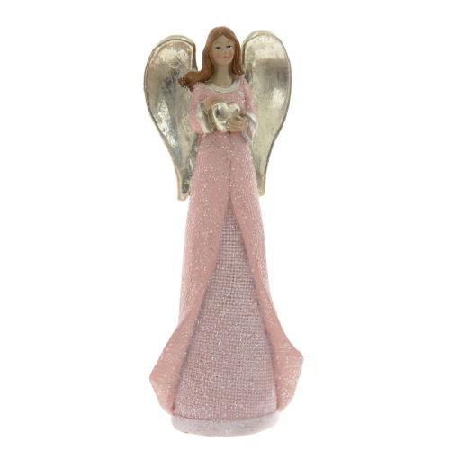 Фигурка декоративная "Ангелочек" L6 W3 H18 см, 2 в. фото 3