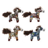 Игрушка набивная с подвесом "Лошадка", L11 W2,5 H9 см, 4в.