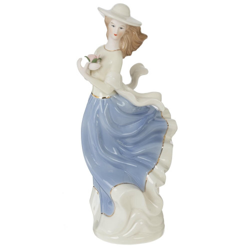 Фигурка декоративная "Девушка", L11,5 W9,5 H28,5 см Фигурка декоративная "Девушка", L11,5 W9,5 H28,5 см