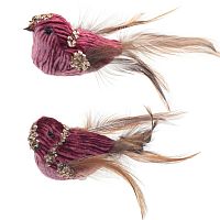 Изделие декоративное "Птичка", L13 W5,5 H6 см, 2в. Изделие декоративное "Птичка", L13 W5,5 H6 см, 2в.