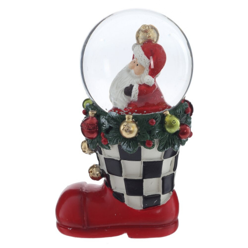 Фигурка декоративная "Снеговик/Дед Мороз" в стекл шаре, D 4.5 см, L5,5 W5 H9 см, 2в. фото 3 Фигурка декоративная "Снеговик/Дед Мороз" в стекл шаре, D 4.5 см, L5,5 W5 H9 см, 2в. фото 3