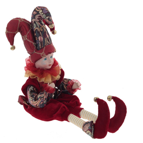 Игрушка набивная "Клоун" (муз, движ), L14 W10 H46 см (полка 22 см.) фото 2