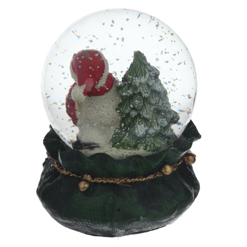 Фигурка декоративная "Снеговик" в стекл шаре, L6 W6 H8,5 см, 2в. фото 5 Фигурка декоративная "Снеговик" в стекл шаре, L6 W6 H8,5 см, 2в. фото 5