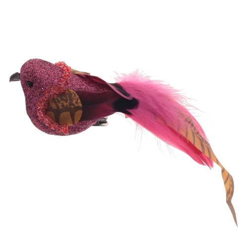 Фигурка декоративная "Птичка", L17 W5 H4 см, 5в. фото 4