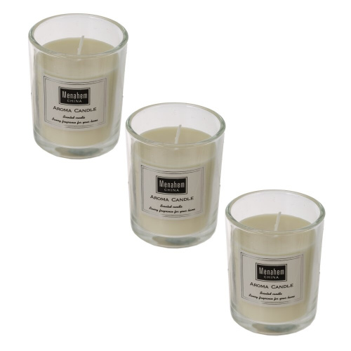 Набор из 3-х свечей ароматических, D 4.5 см, L20 W9,5 H5,5 см Набор из 3-х свечей ароматических, D 4.5 см, L20 W9,5 H5,5 см