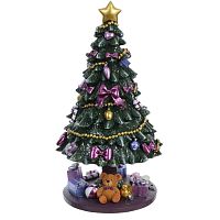 Фигурка декоративная "Ёлочка" (движение, музыка), L12 W12 H22 см