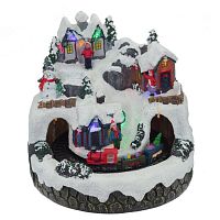 Фигурка декоративная "Рождество" (подсветка, движение, 3xAA, н/п), L19 W19 H19,5 см