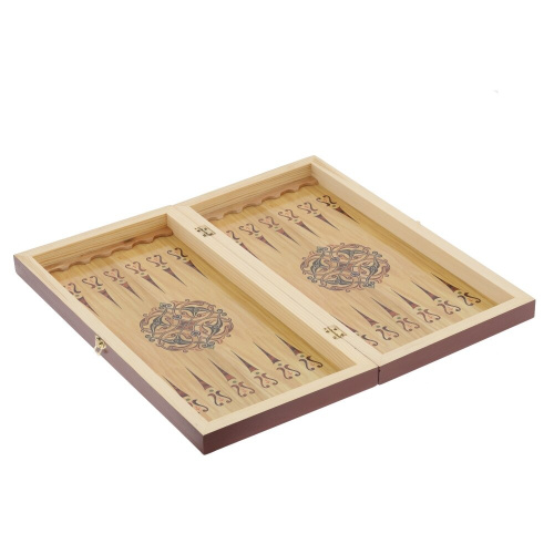 Игра настольная 3 в 1 (шахматы, шашки, нарды) "Рыцари", L50 W25 H6 см фото 6