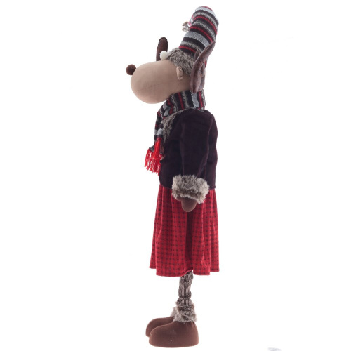 Игрушка набивная "Олень" (телескоп ноги), L90 W43 H257/118 см фото 3