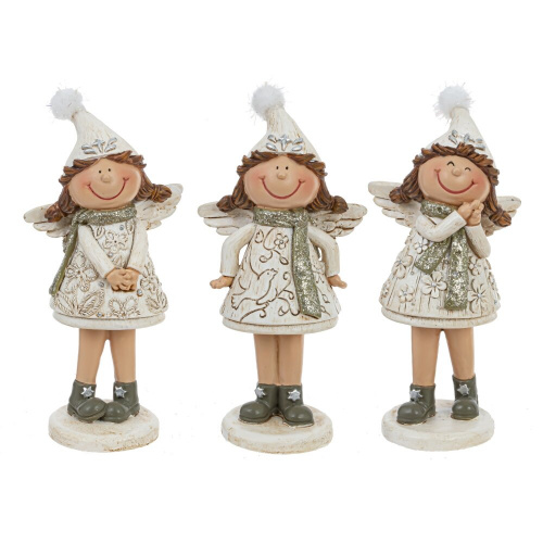 Фигурка декоративная "Девочка-Ангел", L5 W3,5 H11 см, 3в. Фигурка декоративная "Девочка-Ангел", L5 W3,5 H11 см, 3в.