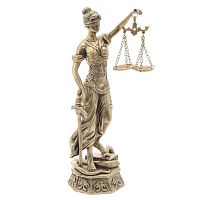 Фигурка декоративная "Фемида", L10 W9,5 H27 см