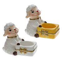 Подсвечник "Овечка", 2в., L11 W7,5 H9