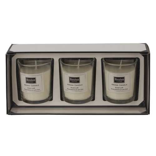 Набор из 3-х свечей ароматических, D 4.5 см, L20 W9,5 H5,5 см фото 5 Набор из 3-х свечей ароматических, D 4.5 см, L20 W9,5 H5,5 см фото 5