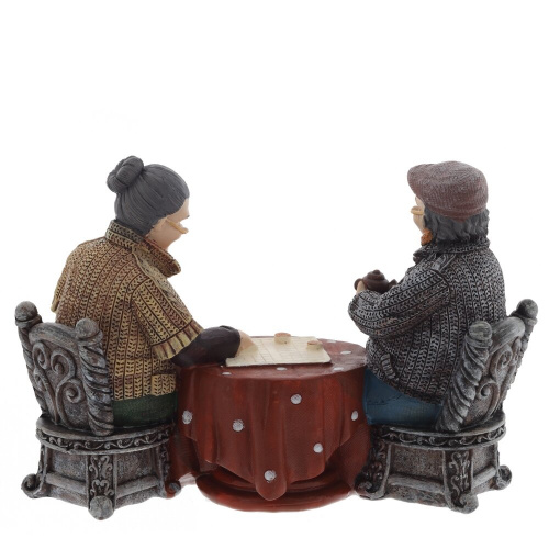Фигурка декоративная "Бабушка с дедушкой", L18,5 W9 H14 см, 2в. фото 6 Фигурка декоративная "Бабушка с дедушкой", L18,5 W9 H14 см, 2в. фото 6