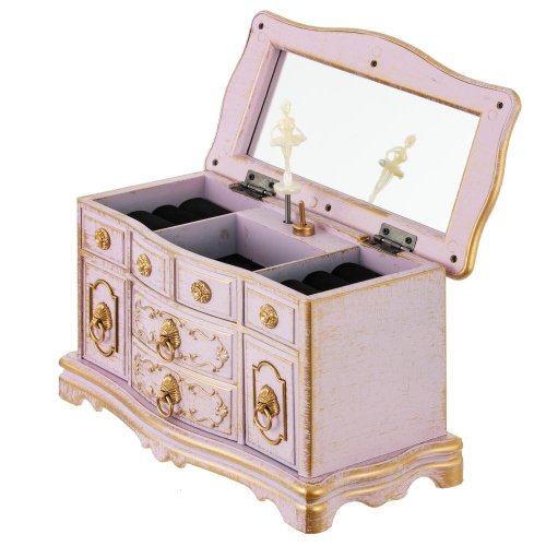 Шкатулка для украшений (музык.), L21 W11,5 H13 см фото 4 Шкатулка для украшений (музык.), L21 W11,5 H13 см фото 4