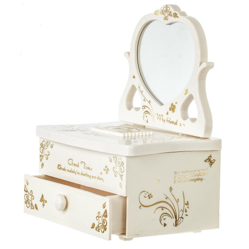 Шкатулка для украшений (музык.), L16 W11 H20 см фото 4 Шкатулка для украшений (музык.), L16 W11 H20 см фото 4