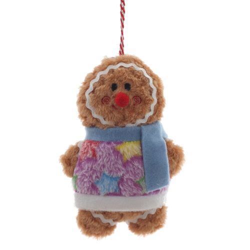 Игрушка набивная подвесная "Пряничный человечек", L9,5 W5,5 H15 см, 3в. фото 4 Игрушка набивная подвесная "Пряничный человечек", L9,5 W5,5 H15 см, 3в. фото 4