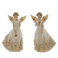 Фигурка декоративная "Ангел", 2вида(цена за 1штуку)L5 W3,5 H9 см.