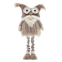 Игрушка набивная "Гном" (телескоп ноги), L30 W16 H47/84 см