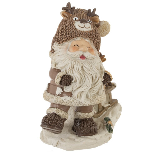 Фигурка декоративная "Дед Мороз", L11,5 W7 H12 см, 2в. фото 7